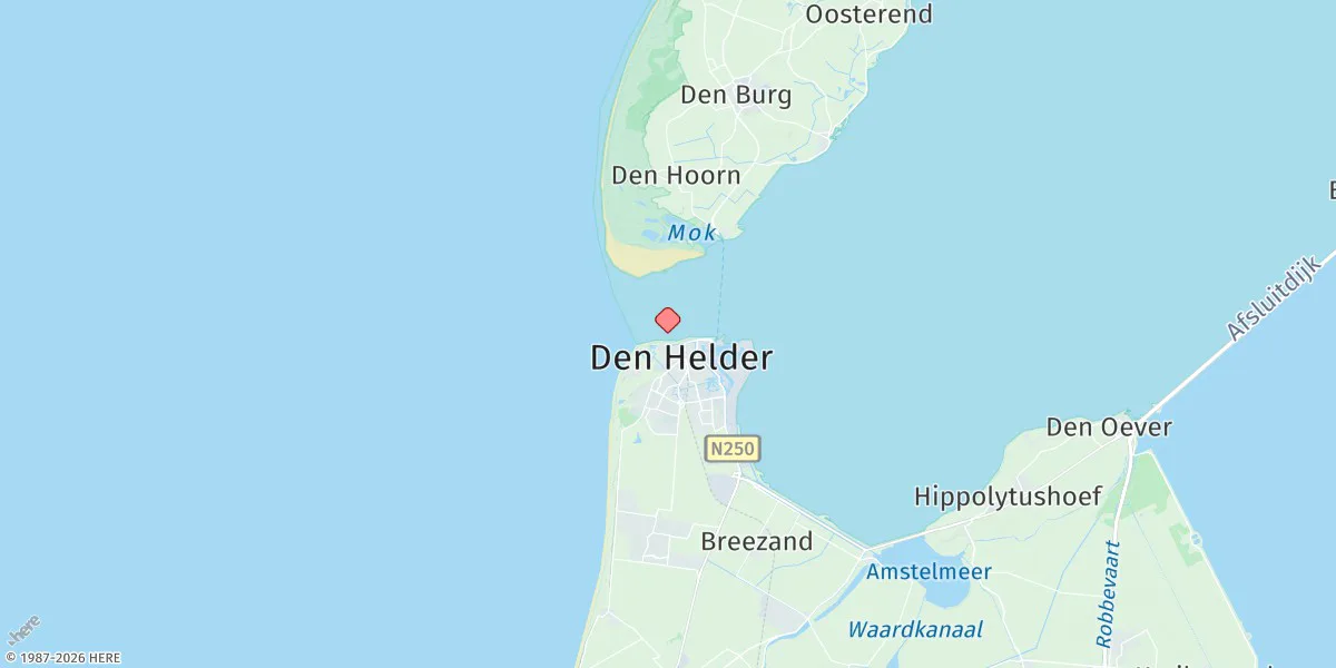 Map preview for Den Helder
