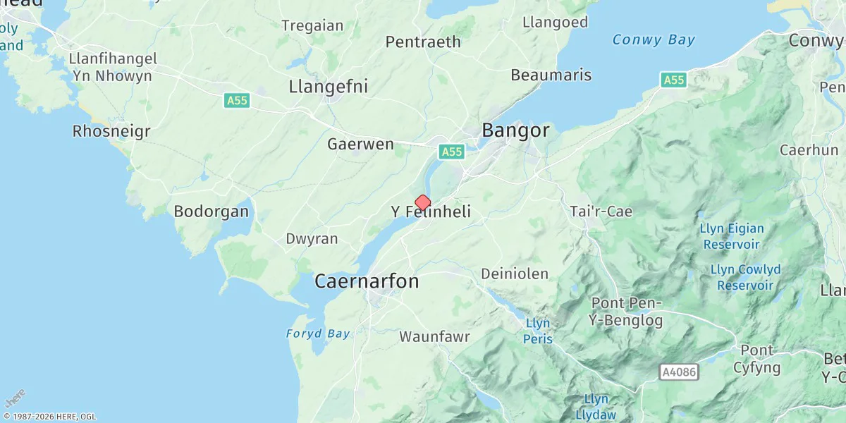 Map preview for Port Dinorwic