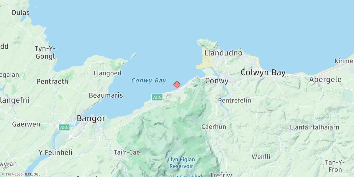 Map preview for Penmaenmawr