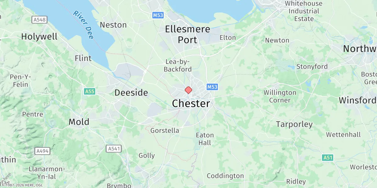 Map preview for Chester