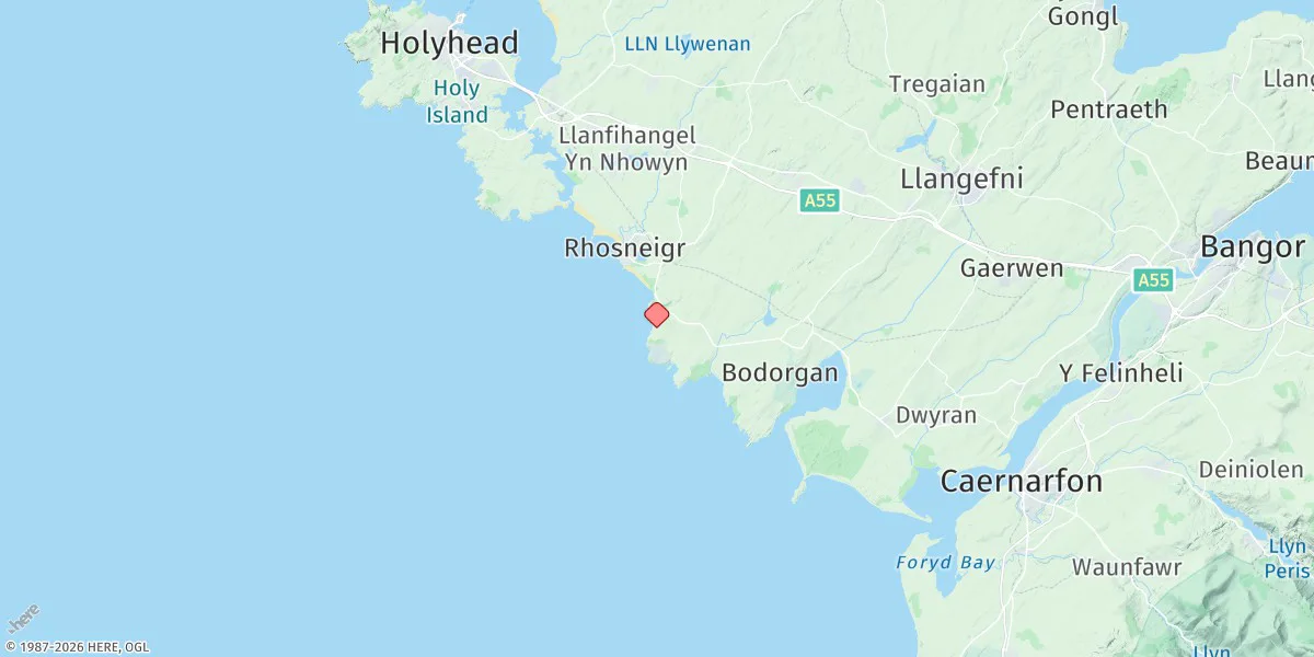 Map preview for Porth Trecastell