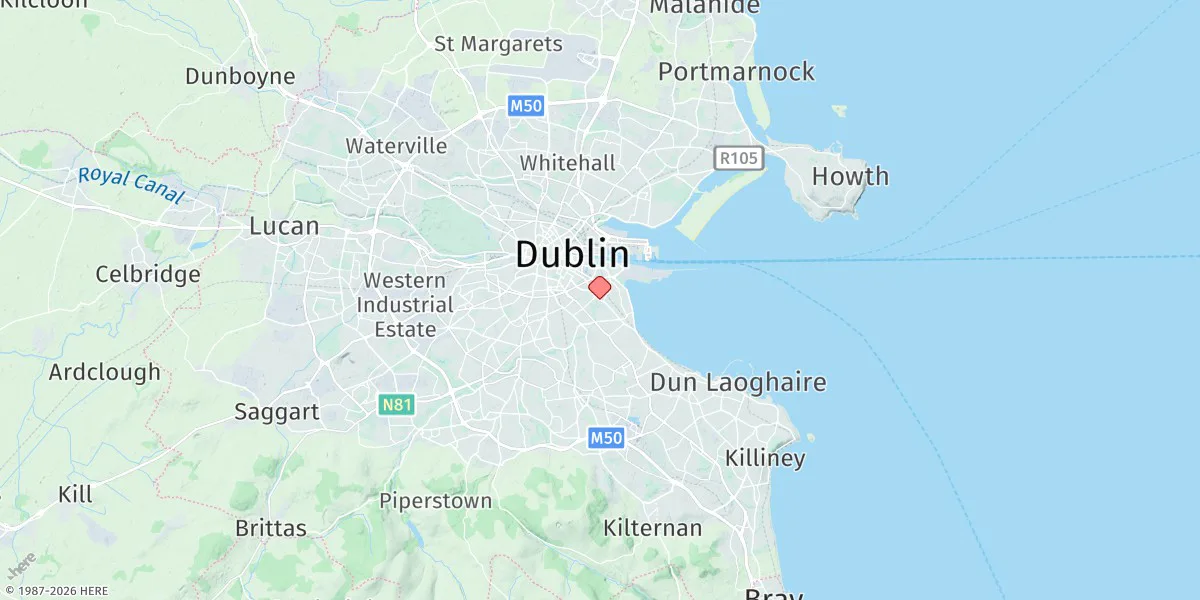 Map preview for Dublin Bar