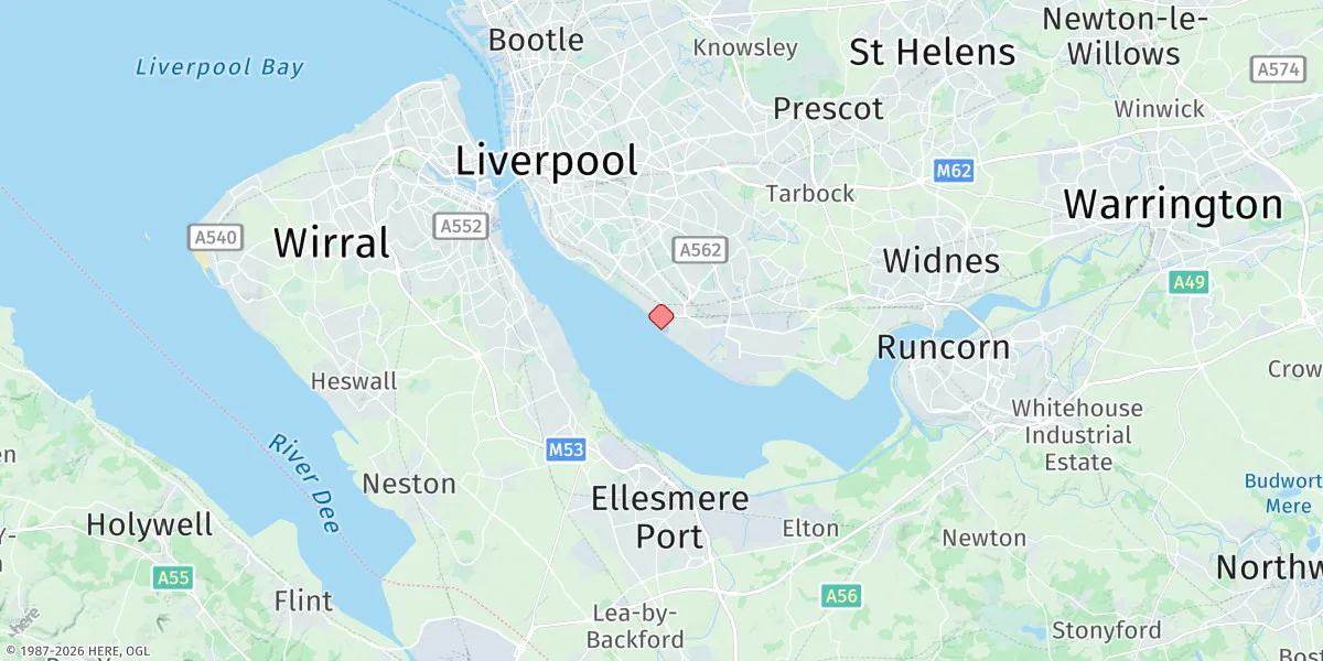 Map preview for Garston