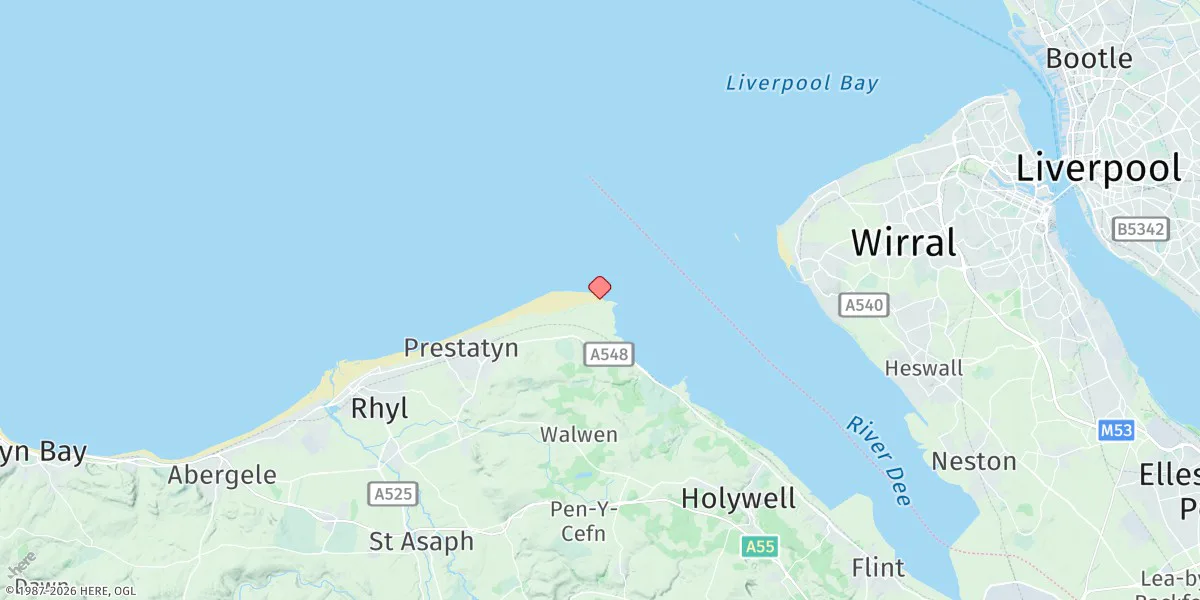 Map preview for Talacre