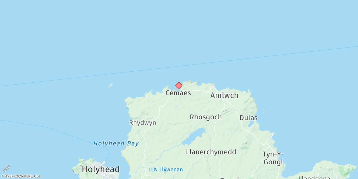 Map preview for Cemaes Bay