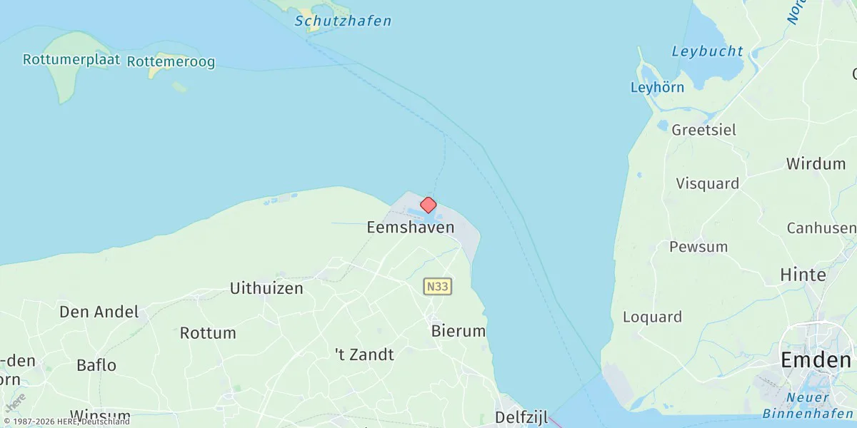 Map preview for Eemshaven