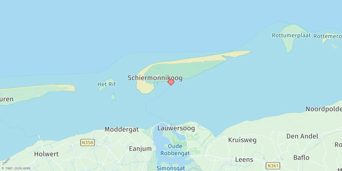 Map preview for Schiermonnikoog