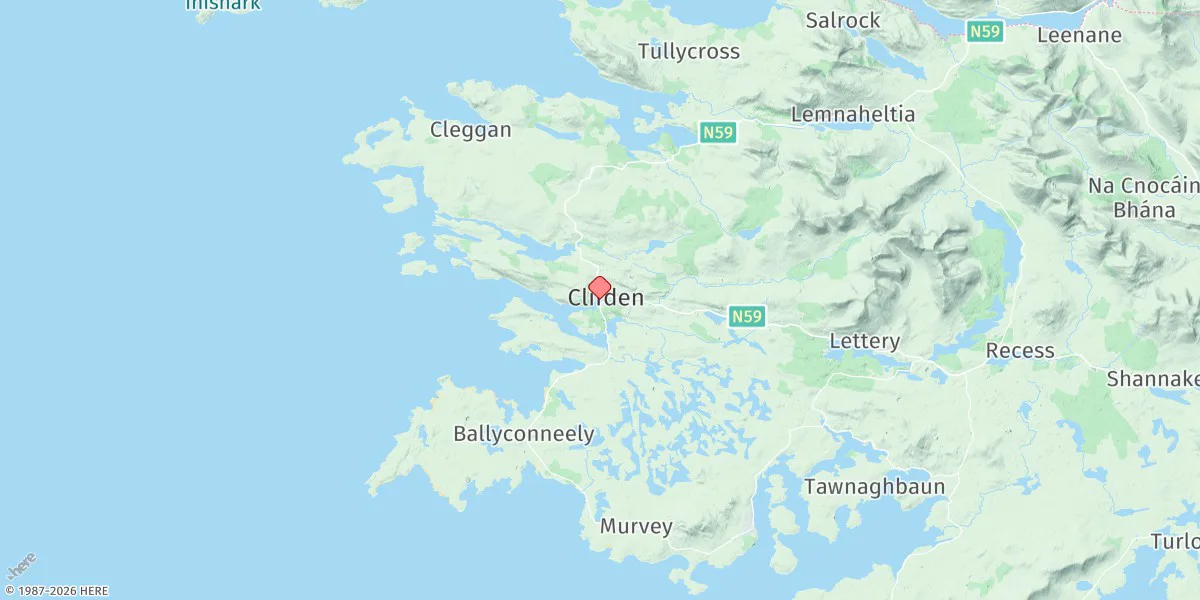 Map preview for Clifden Bay