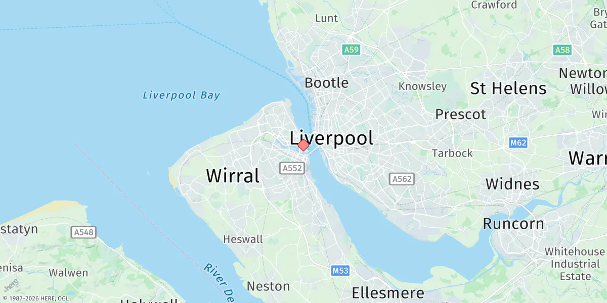 Map preview for Seacombe (Alfred Dock)