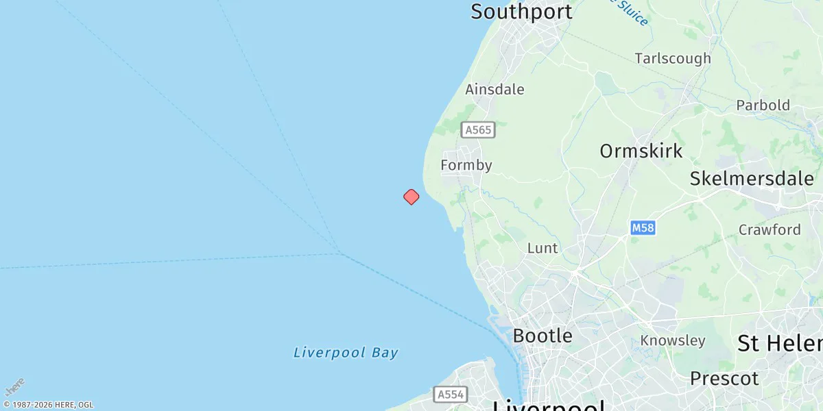 Map preview for Formby