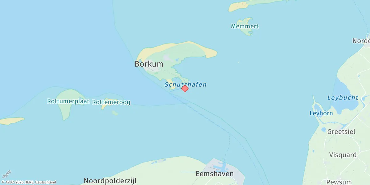 Map preview for Borkum (Fischerbalje)