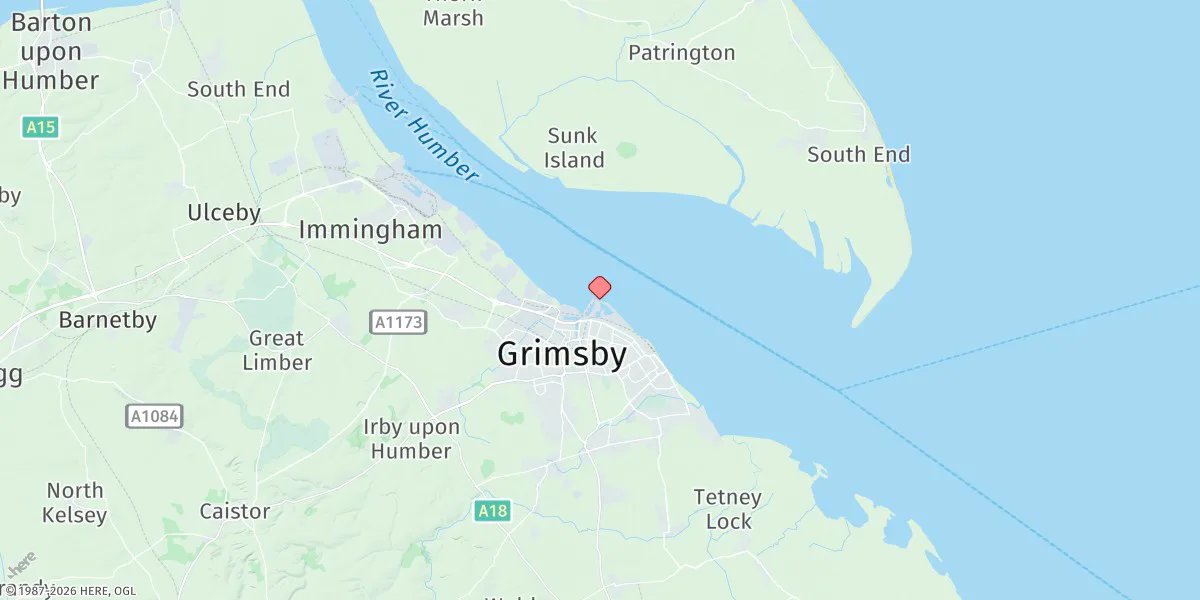 Map preview for Grimsby