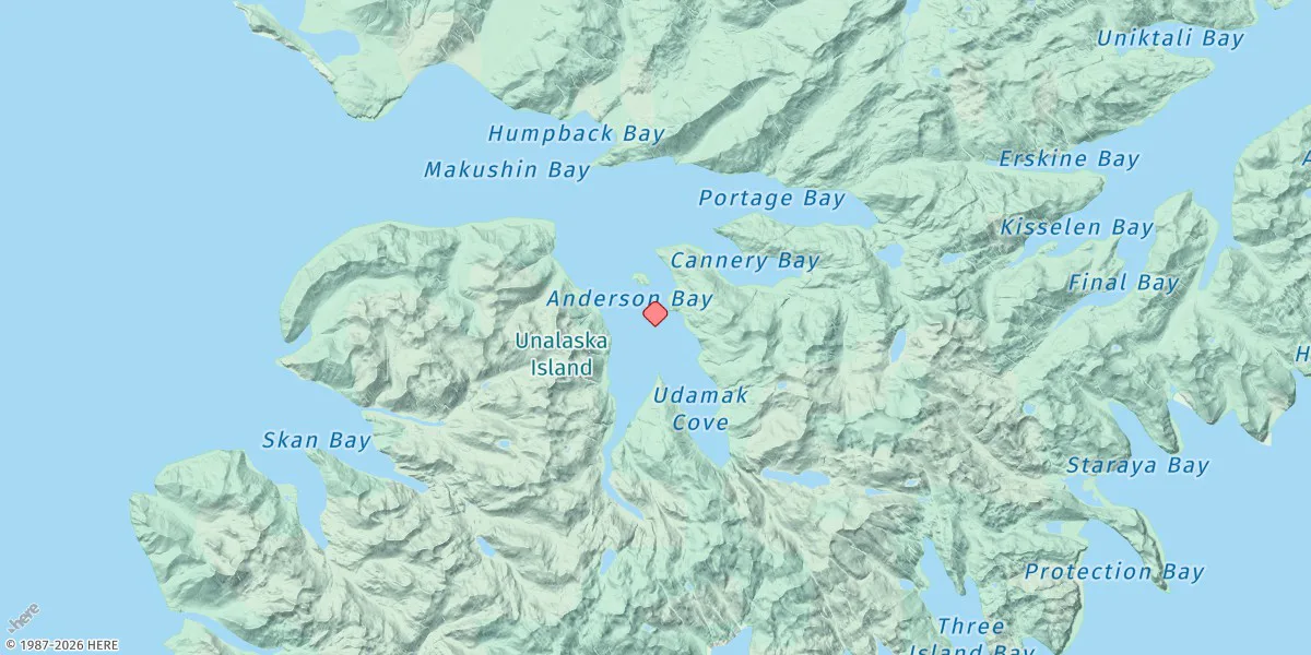 Map preview for Anderson Bay