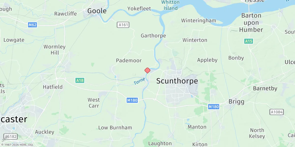 Map preview for Keadby