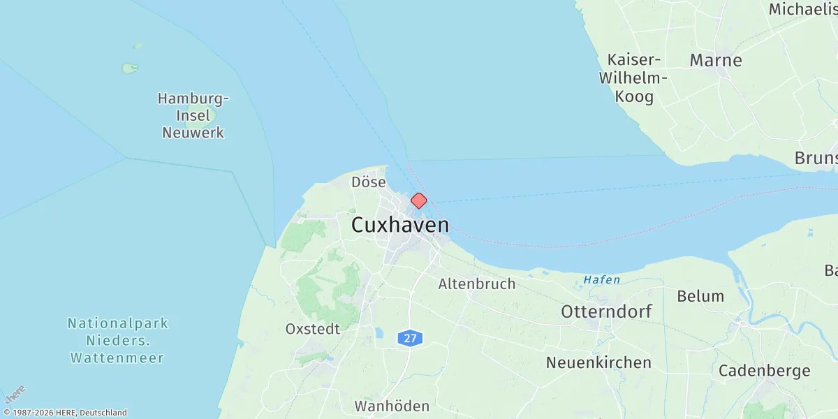 Map preview for Cuxhaven