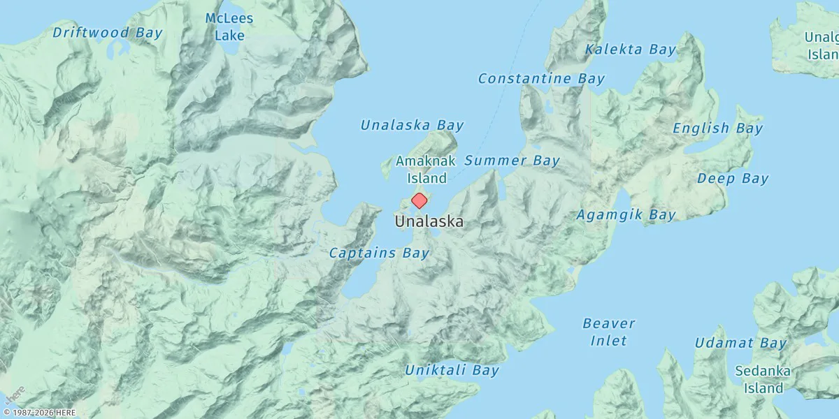 Map preview for Unalaska