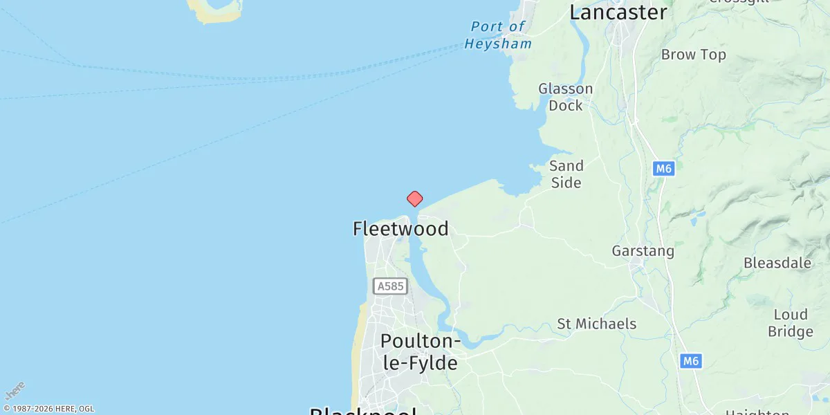 Map preview for Fleetwood