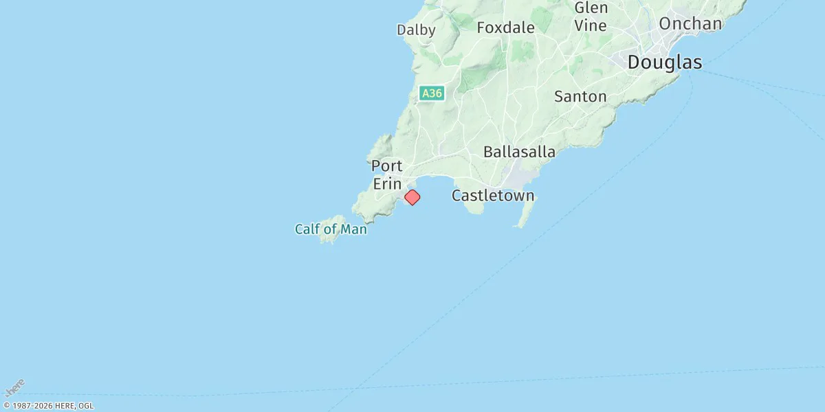 Map preview for Port St. Mary