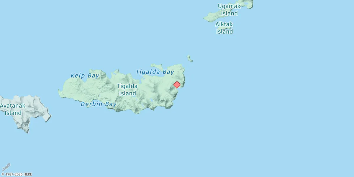 Map preview for Se Tigalda Island, Pacific Ocean