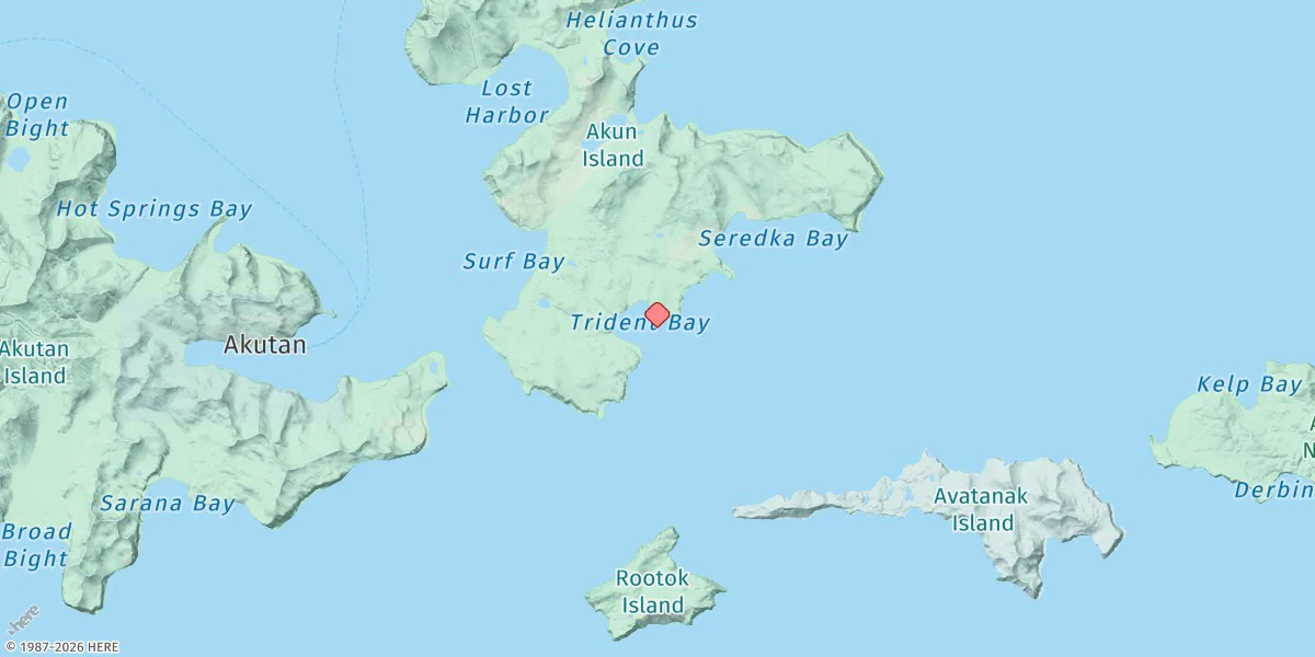 Map preview for Trident Bay, Akun Island