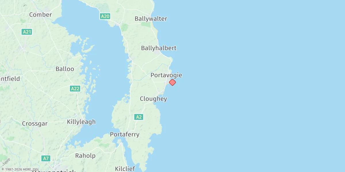 Map preview for Portavogie