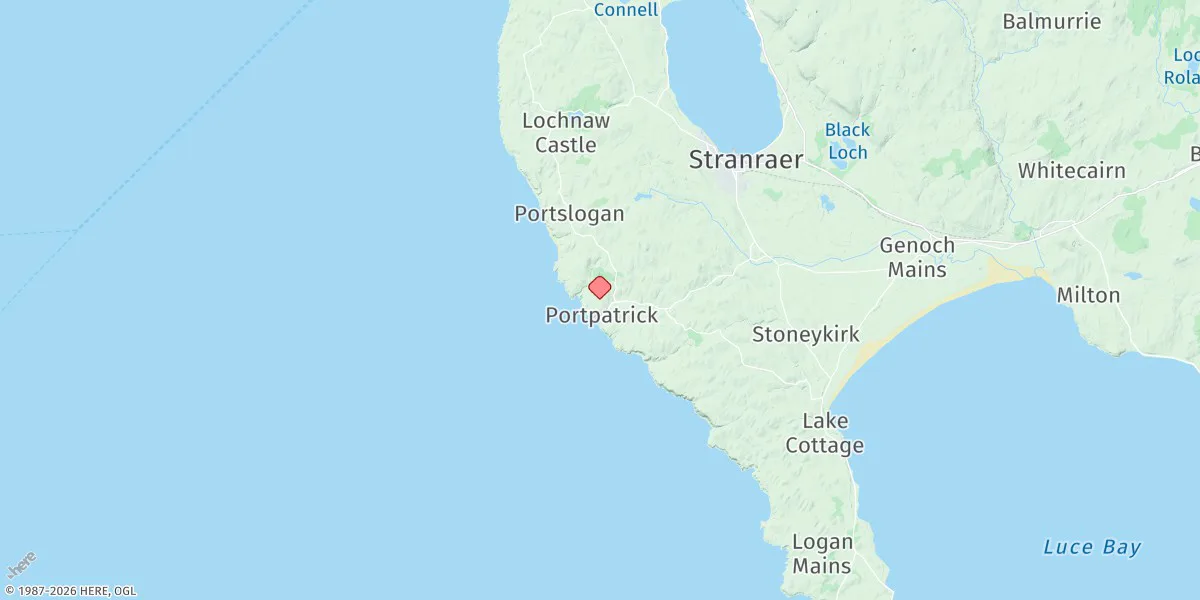 Map preview for Portpatrick