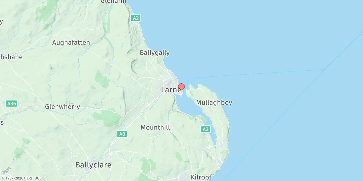 Map preview for Larne