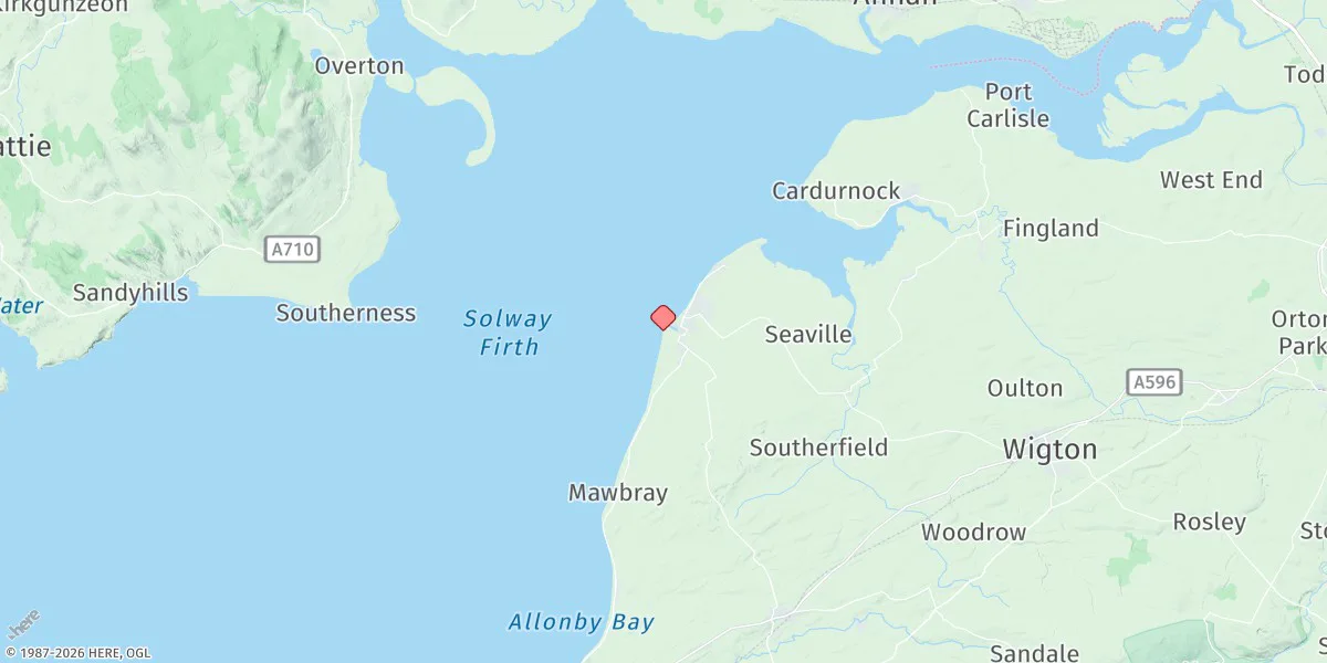Map preview for Silloth