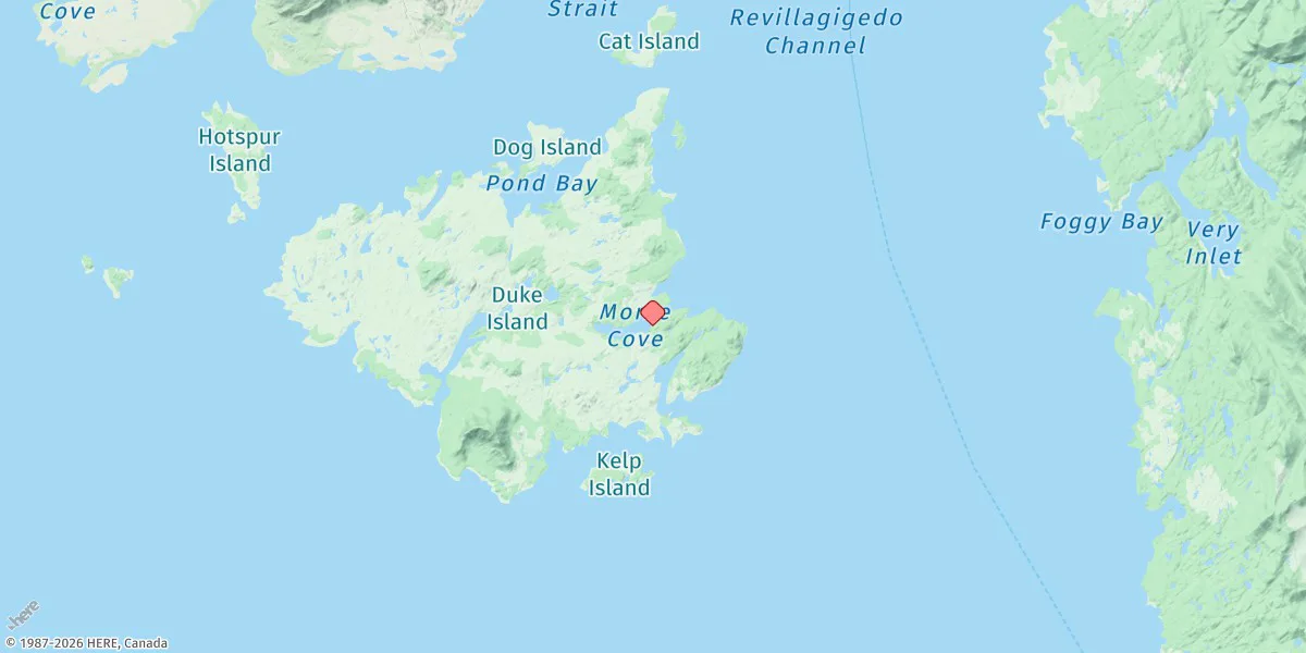 Map preview for Morse Cove, Duke Island