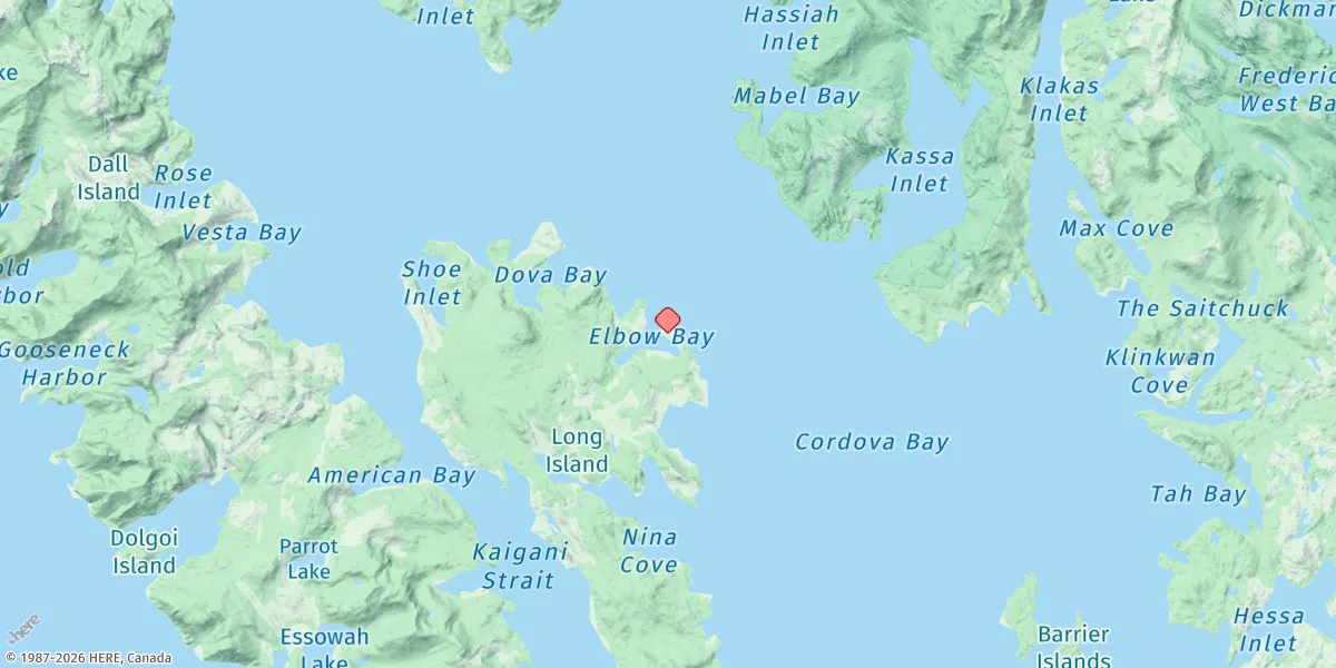 Map preview for Elbow Bay