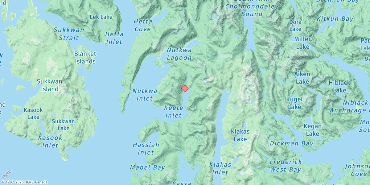 Map preview for Keete Inlet