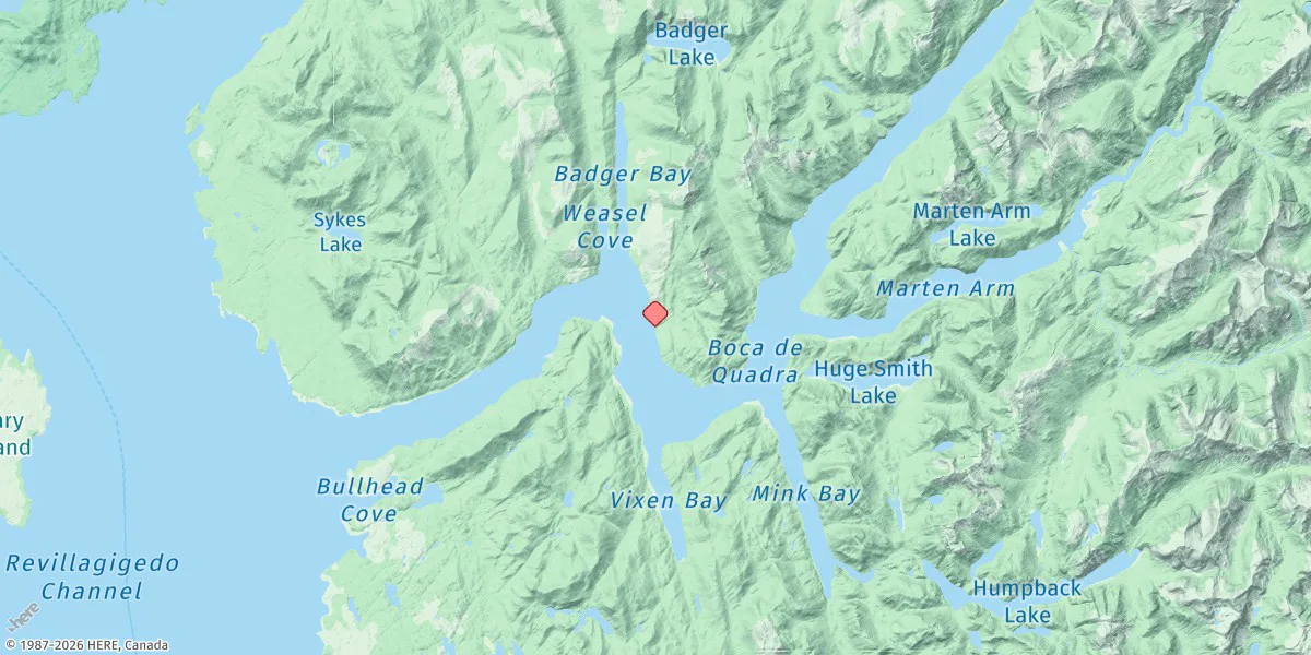 Map preview for Boca De Quadra