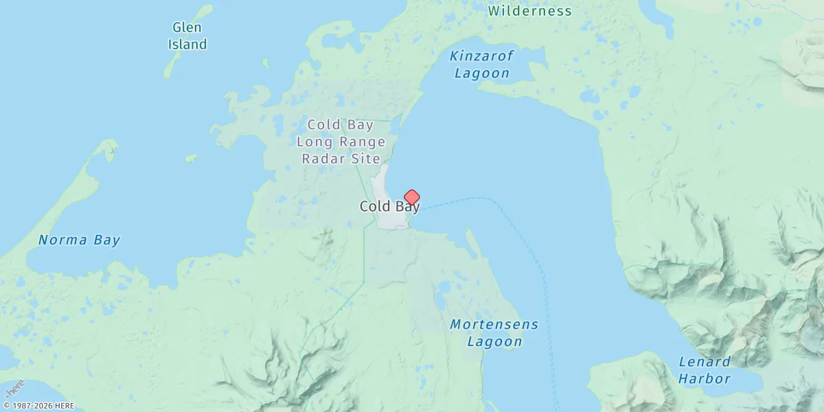 Map preview for Cold Bay