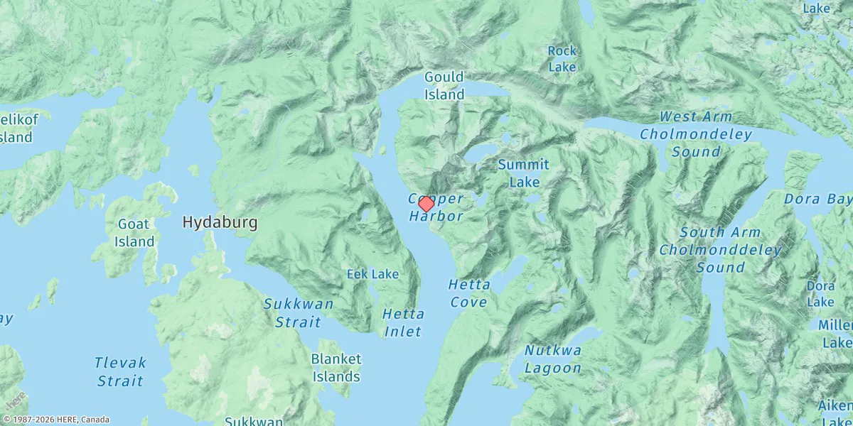 Map preview for Copper Harbor