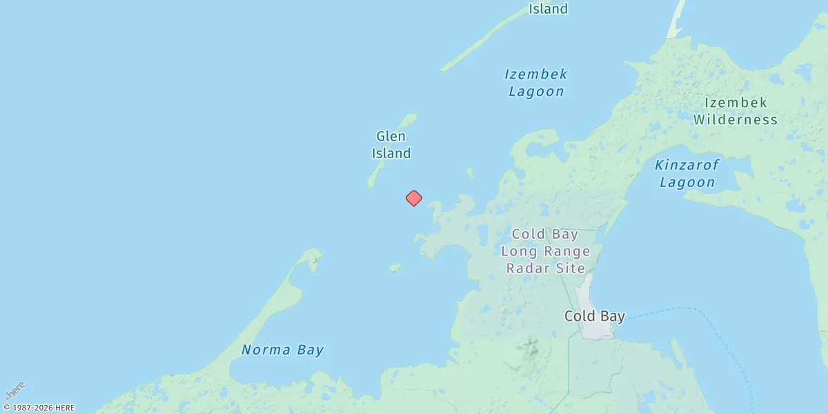 Map preview for Grant Point, Izembek Lagoon