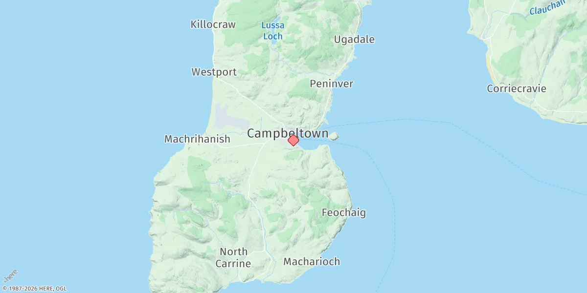 Map preview for Campbeltown