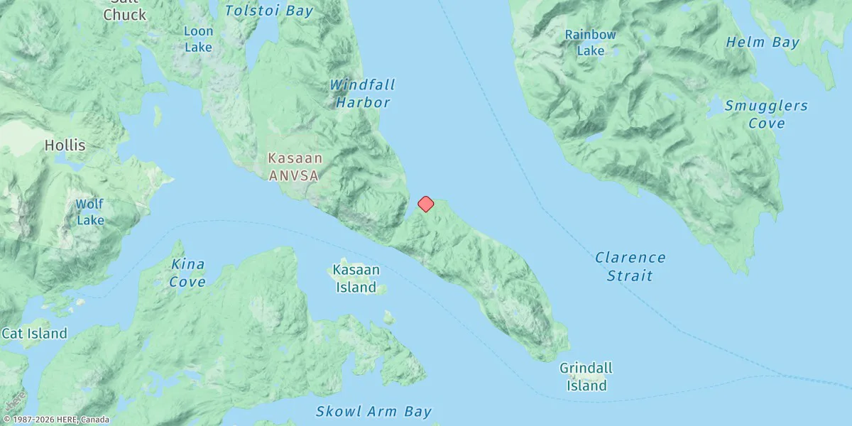 Map preview for Hadley, Lyman Anchorage, Alaska