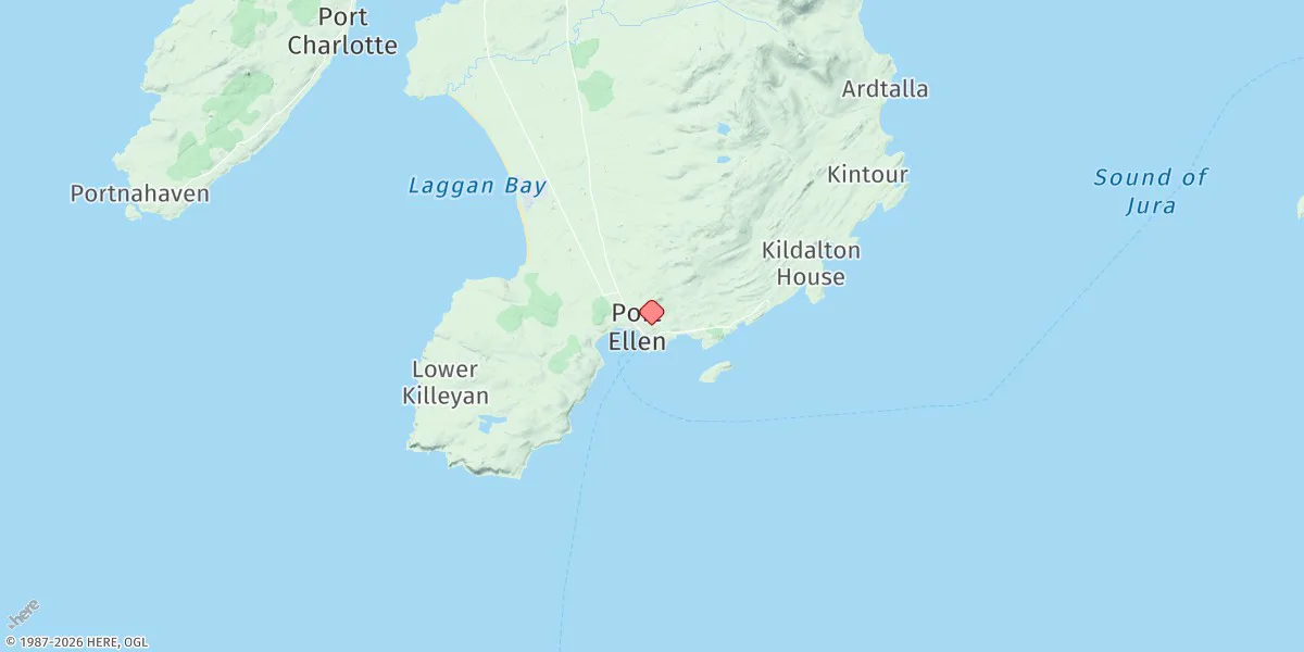 Map preview for Port Ellen