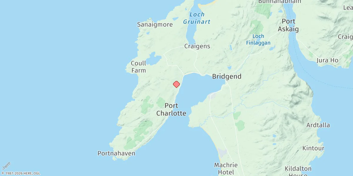 Map preview for Bruichladdich