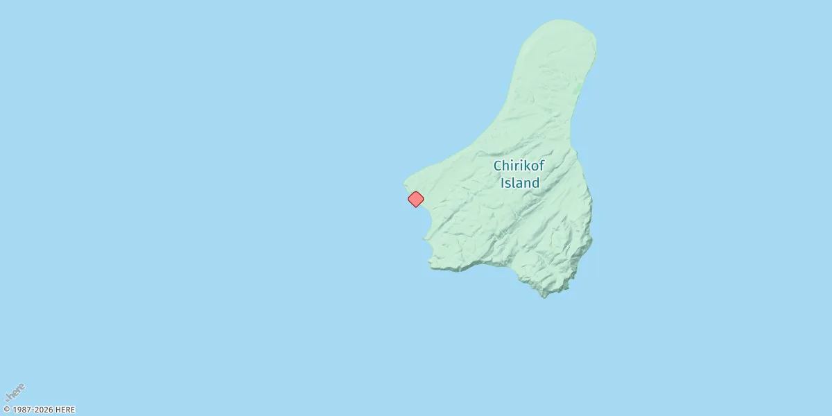 Map preview for Chirikof Island