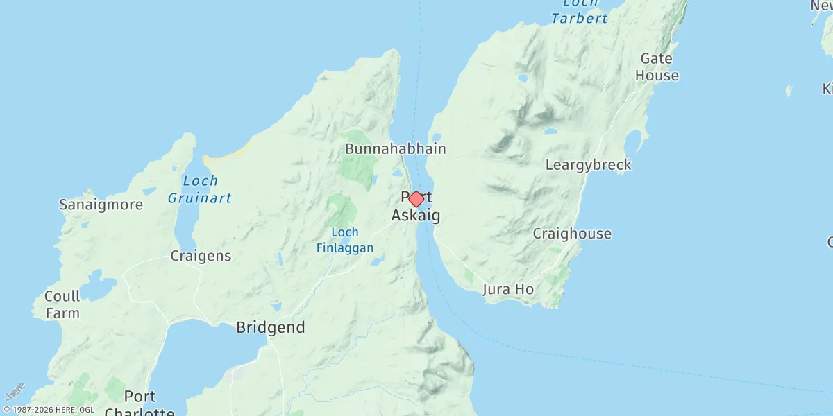 Map preview for Port Askaig