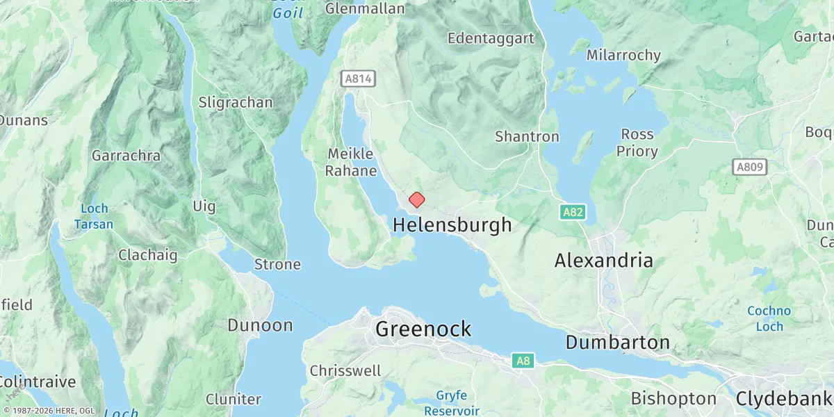 Map preview for Rhu Marina