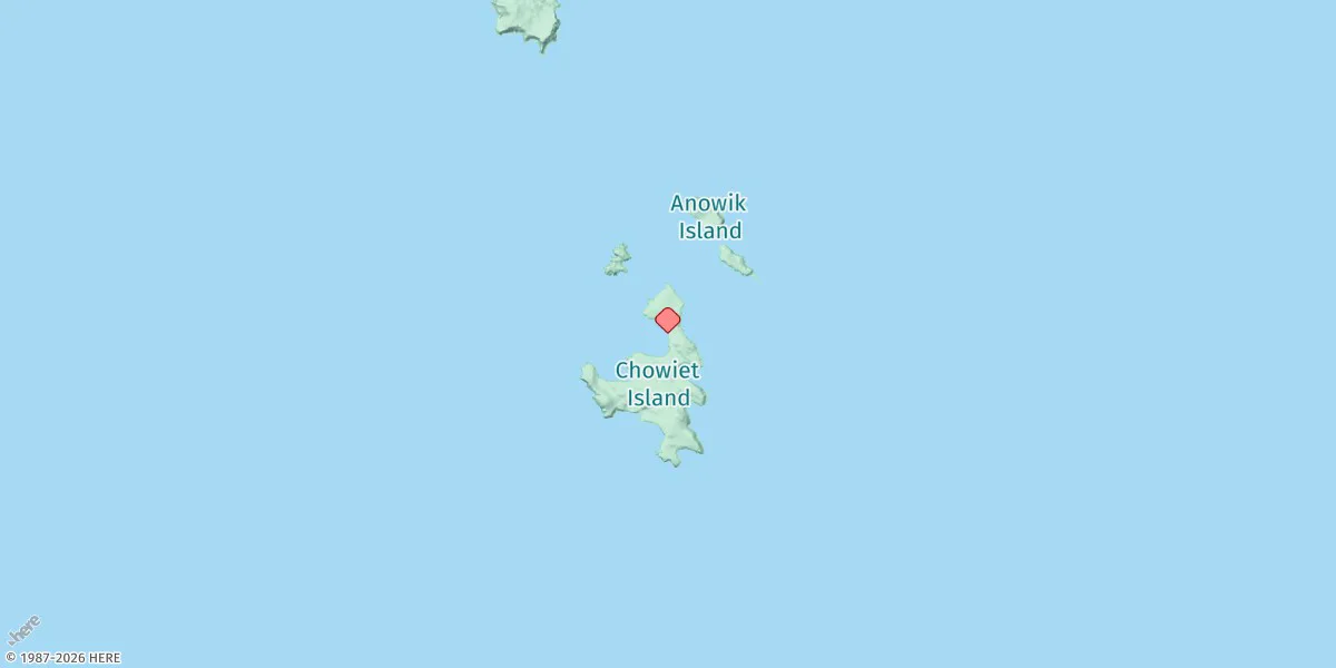 Map preview for Chowiet Island, Semidi Island