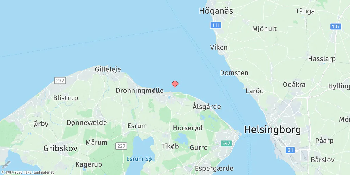 Map preview for Hornbaek