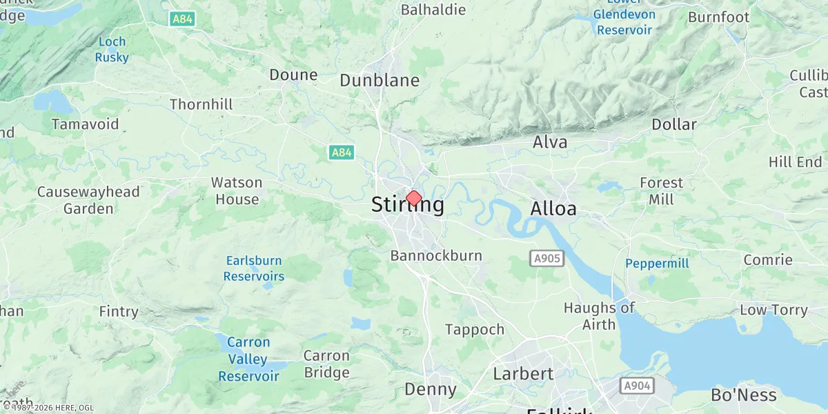 Map preview for Stirling