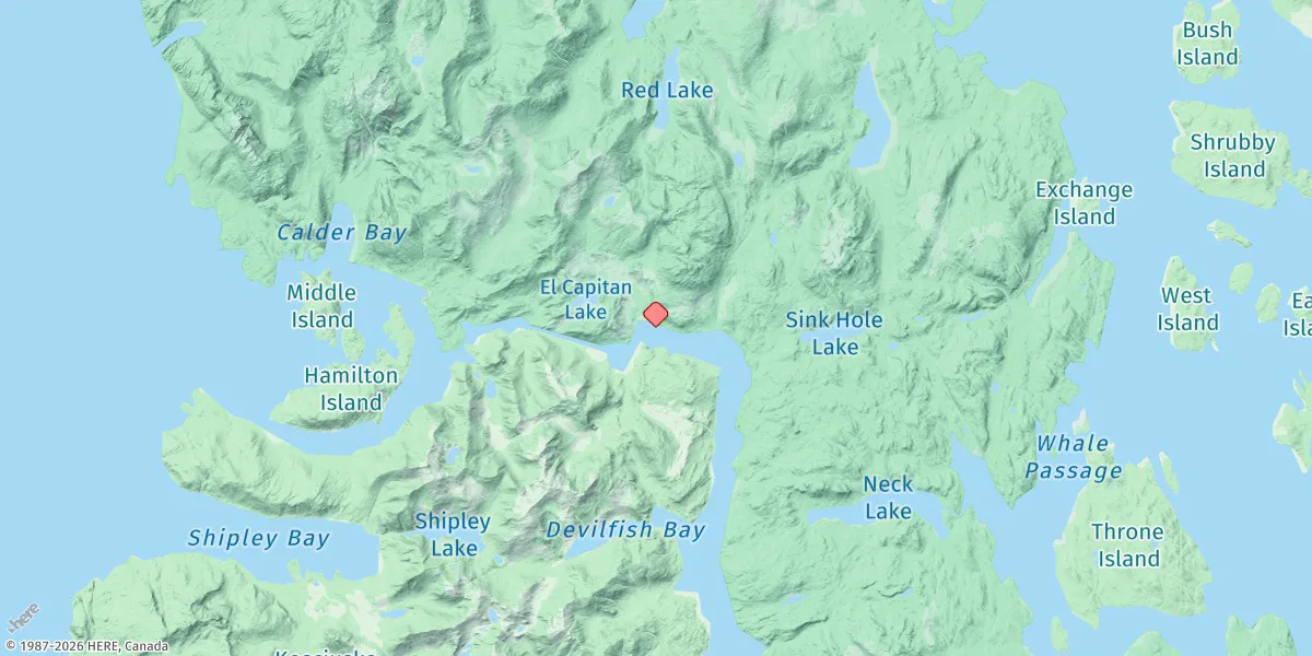 Map preview for El Capitan Passage, W. Of Aneskett Pt.