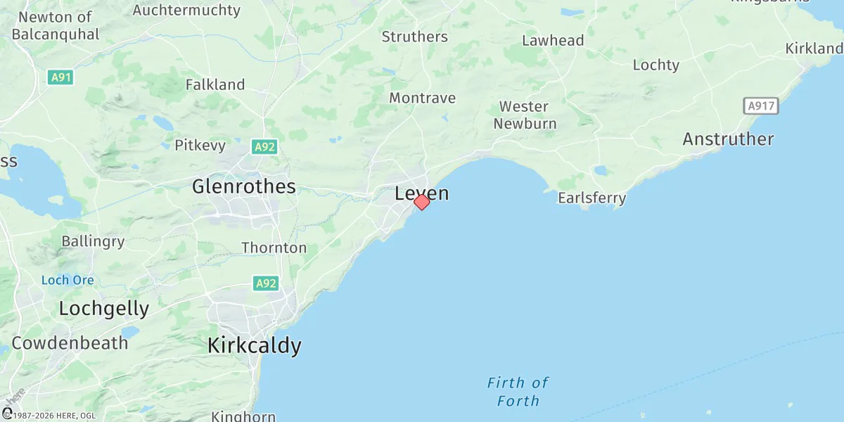 Map preview for Methil