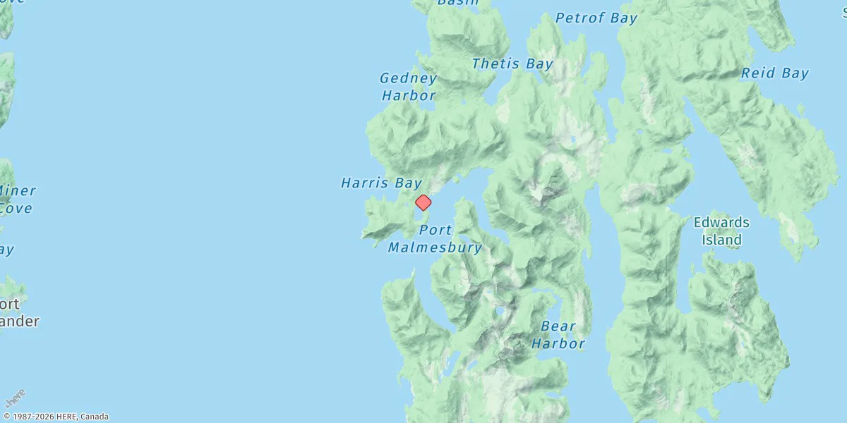 Map preview for Port Malmesbury, Kuiu Island