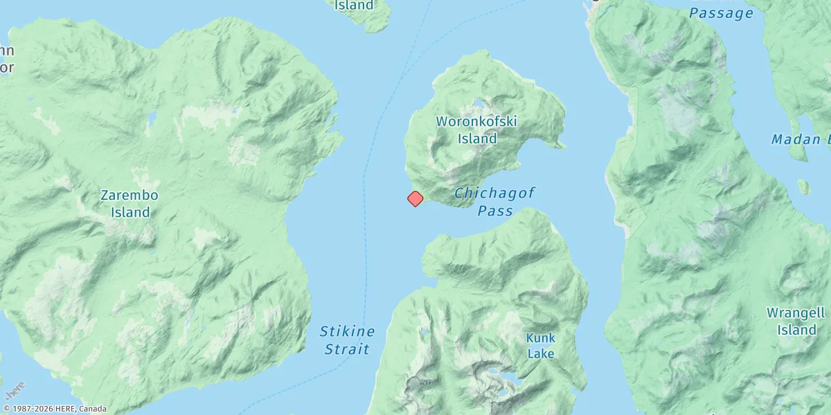 Map preview for Reef Point, Stikine Strait