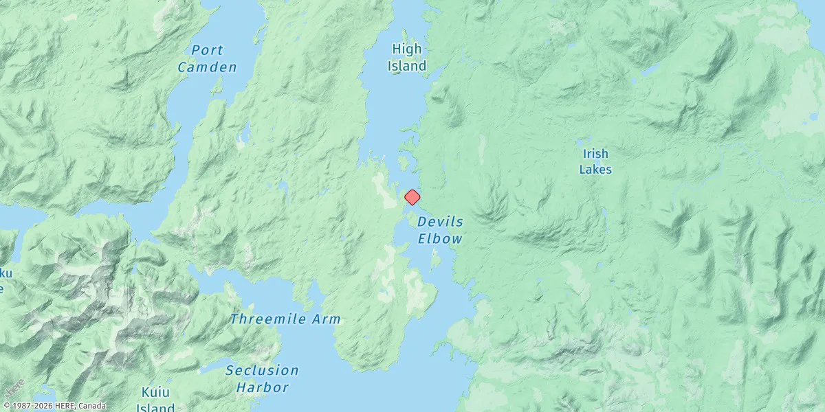 Map preview for Beck Island (Keku Strait)